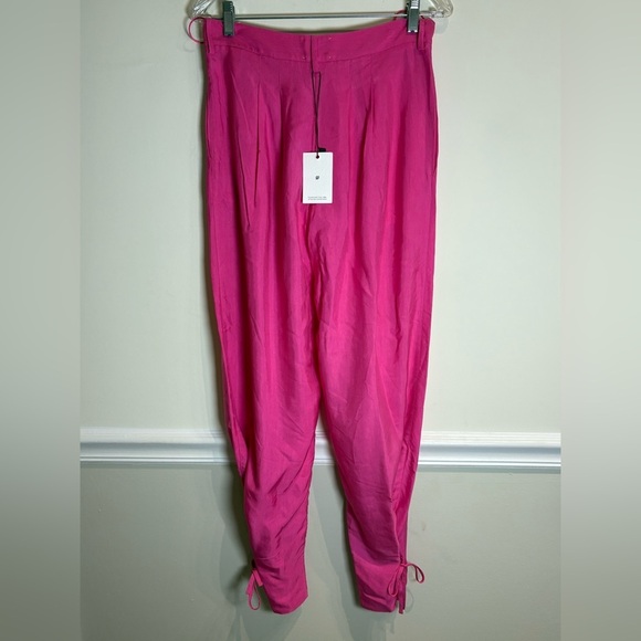 Forte Forte Viscose/Cupro Fluid Trousers NWT in Pink Spirit 2028 - Picture 4 of 11